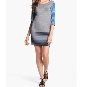 Bailey 44 Metaphor Striped Jersey Dress